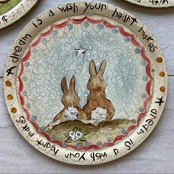 Set of 3 Decorative Plate Wall Decoration - Picture 4 of 9